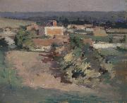 Theodore Robinson The Red House France oil painting artist